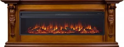 Каминокомплект Royal Flame Sparta 60 - Орех с очагом Vision 60 LOG LED