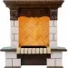 Портал угловой Dimplex Pierre Luxe Cassette 400 шампань/темный дуб
