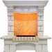 Портал Dimplex Pierre Luxe Cassette 400 шампань/слоновая кость с патиной