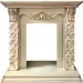 Каминокомплект Royal Flame Adriana - Cлоновая кость с очагом Aspen Gold