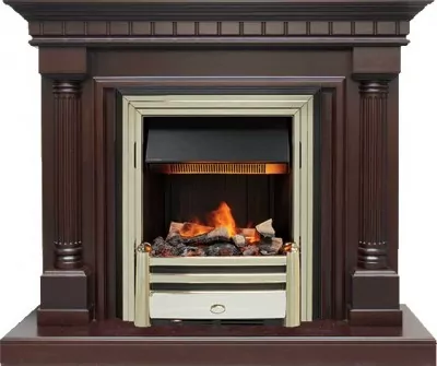 Каминокомплект Dimplex Dallas - Темный дуб с очагом Cavendish