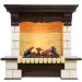 Портал угловой Dimplex Pierre Luxe Cassette 600 шампань/темный дуб