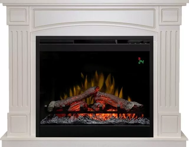 Каминокомплект Dimplex Boston - Алебастр с очагом Symphony 26'' DF2624-L