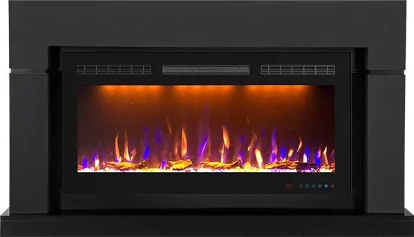 Каминокомплект Royal Flame Lindos Graphite Grey (Ширина 1470мм) с очагом Crystal 36 RF