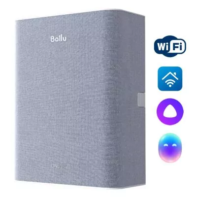 Ballu ONEAIR ASP-100 серый - очиститель воздуха приточный