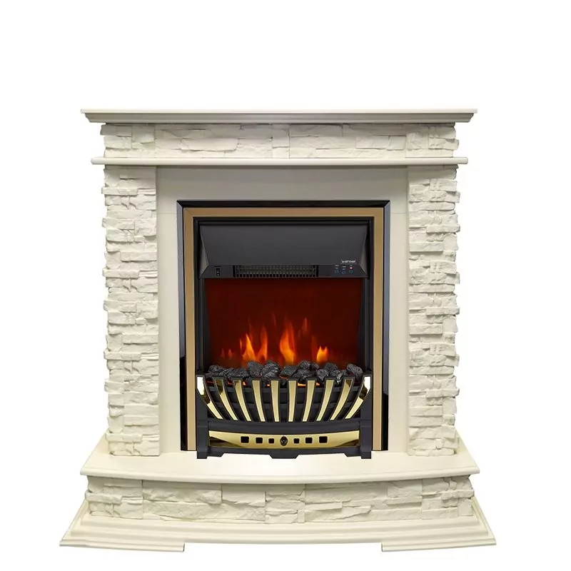 Каминокомплект Royal Flame Luzern - Слоновая кость с очагом Aspen Gold