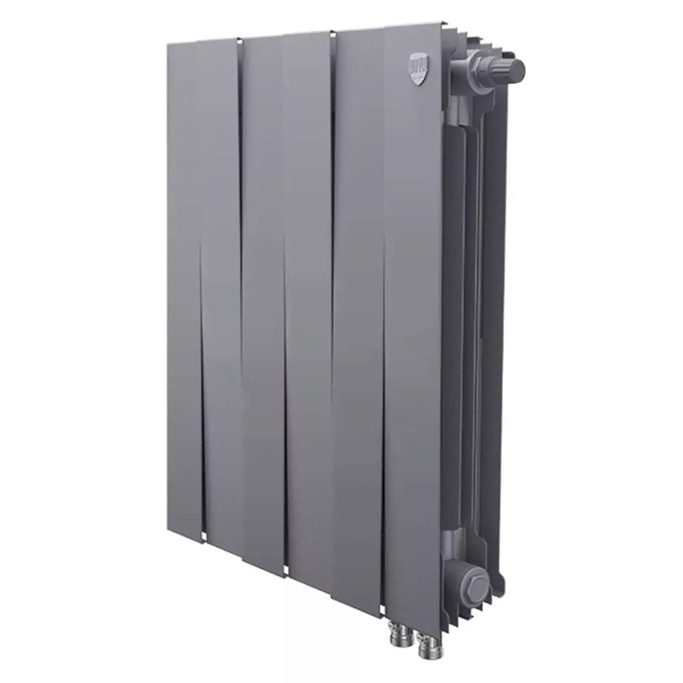 Royal Thermo PianoForte 500 VDR Silver Satin 6 секций радиатор