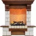 Каминокомплект Dimplex Pierre Luxe - Дуб / Шампань h=975мм с очагом Cassette 400 LNH-INT (с дровами)