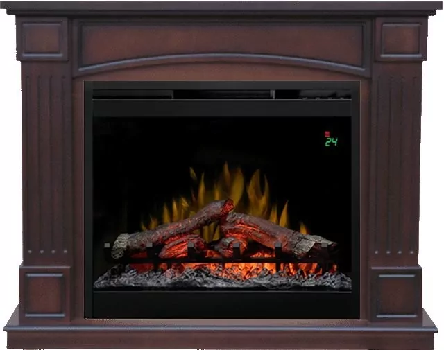 Каминокомплект Dimplex Boston - Махагон коричневый антик с очагом Symphony 26'' DF2624-L