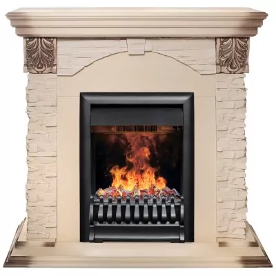 Камин электрический RealFlame Dublin Lux WT с Oregan 3D