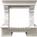 Портал электрокамина Royal Flame Pierre Luxe Dioramic 25 FX сланец белый/белый