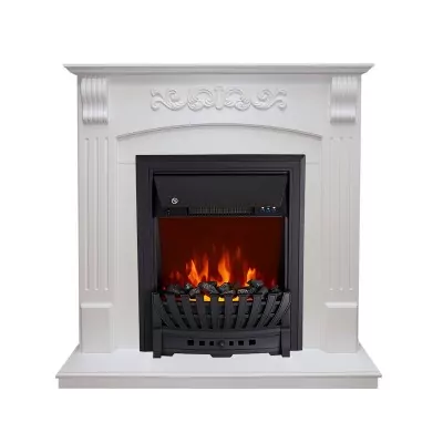 Каминокомплект Royal Flame Sorrento - Белый дуб с очагом Aspen Black