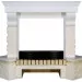 Портал электрокамина Royal Flame Pierre Luxe Dioramic 25 FX сланец белый/белый