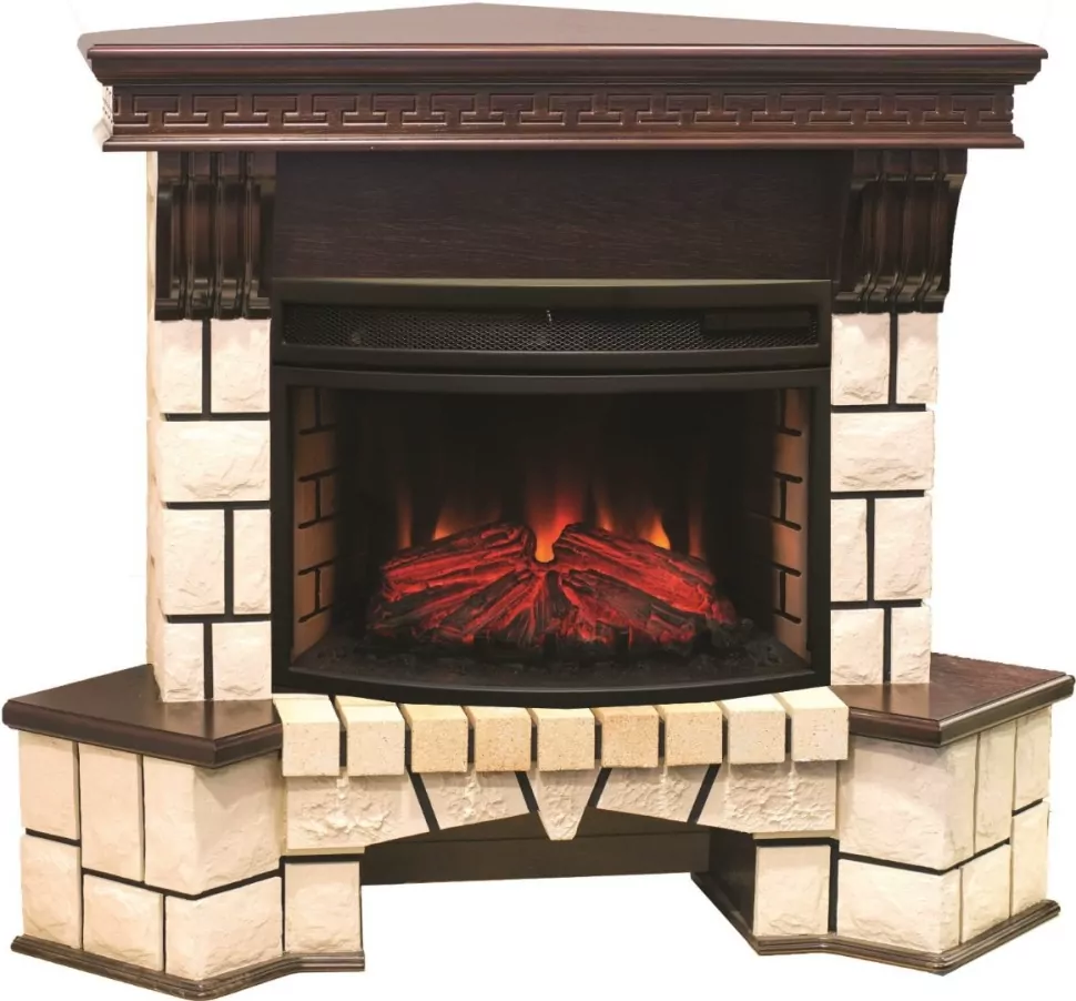Камин Stone New Corner 25 AO с FireField 25 SIR