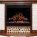 Каминокомплект Dimplex Country - Орех/Сланец белый с очагом Symphony 26'' DF2624-L