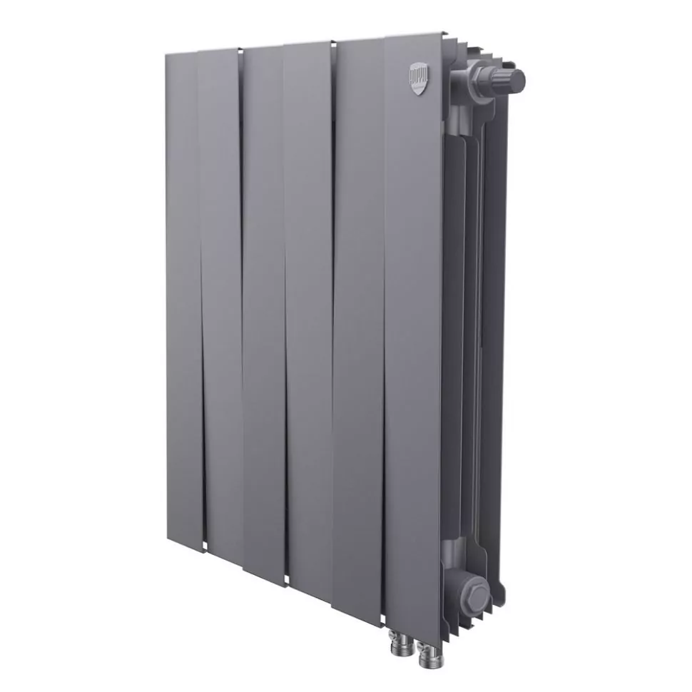 Royal Thermo PianoForte 500 VDR80 Silver Satin 6 секций радиатор