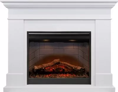 Каминокомплект Dimplex California - Белый (Высота 1005мм) с очагом Symphony 26'' DF2608-INT