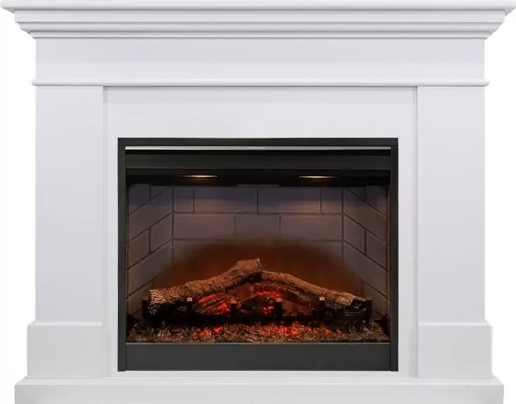 Каминокомплект Dimplex California - Белый (Высота 1005мм) с очагом Symphony 26'' DF2608-INT