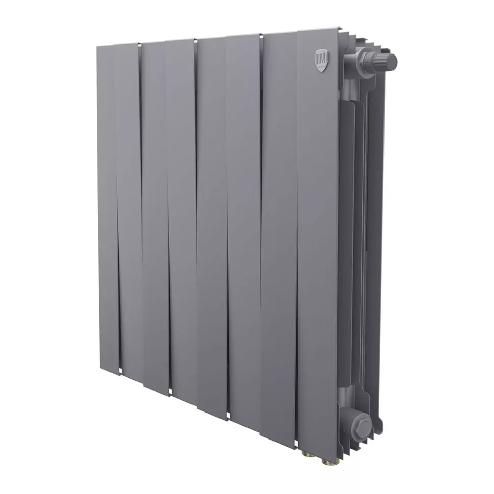 Royal Thermo PianoForte 500 VDR80 Silver Satin 8 секций радиатор
