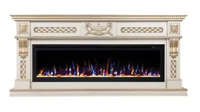 Камин электрический RealFlame Corsica 60 WT с очагом Saphir 60
