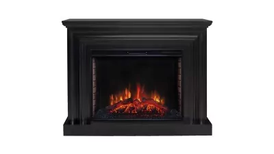 Камин электрический RealFlame Weston 33 BL с очагом Epsilon 33 S