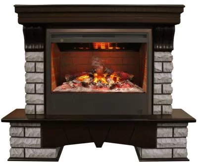 Камин электрический RealFlame Country Rock 26 AO с Helios 26 3D