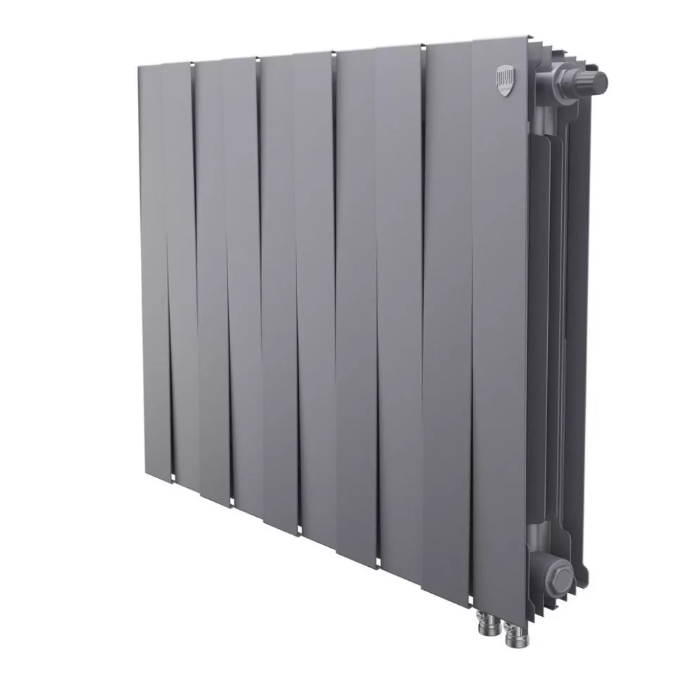 Royal Thermo PianoForte 500 VDR80 Silver Satin 12 секций радиатор