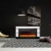 Каминокомплект Royal Flame Modern - Белый с черным (Глубина 300 мм) с очагом Crystal 36 RF