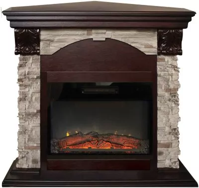 Камин электрический RealFlame Dublin Rock Corner 24 AO с Kendal 24