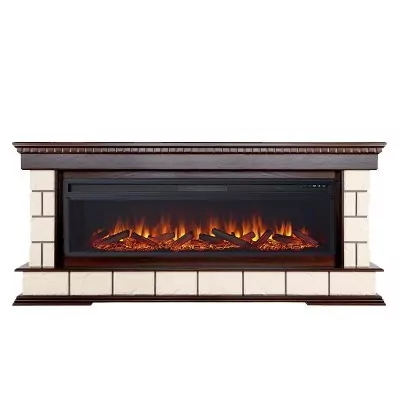 Каминокомплект Royal Flame Shateau 60 - Темный дуб с очагом Vision 60 LOG LED