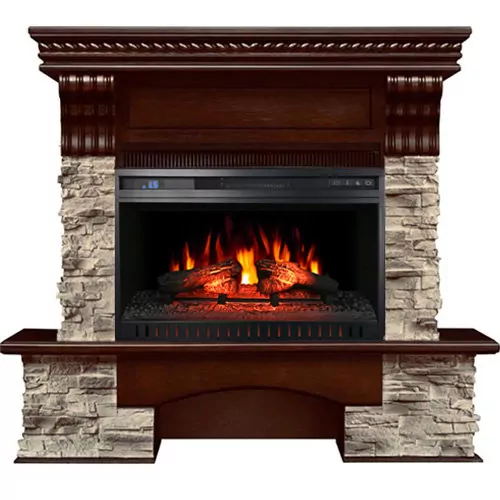 Портал электрокамина Royal Flame Aberdeen Vision 26 FX сланец/темный дуб