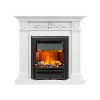 Каминокомплект Dimplex Verona - Белый дуб с очагом Brookline Black