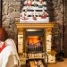 Портал Dimplex Pierre Luxe Albany камень белый/темный дуб
