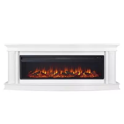 Каминокомплект Royal Flame Roma 60 - Белый с очагом Vision 60 LOG LED