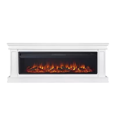 Каминокомплект Royal Flame Geneva 60 - Белый с очагом Vision 60 LOG LED