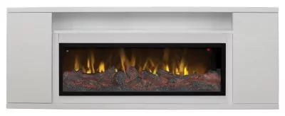 Камин электрический RealFlame BERGEN WT с очагом Beverly 1000