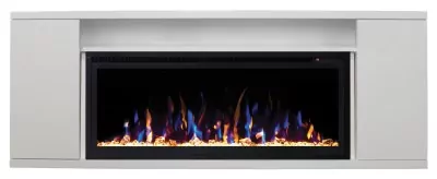 Камин электрический RealFlame BERGEN WT с очагом Saphir 42