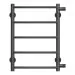 Royal Thermo Classic П5 400х596 БП м/о 500 black - полотенцесушитель