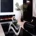Каминокомплект Royal Flame Cube 36 - Серый графит с очагом Astra 36 RF