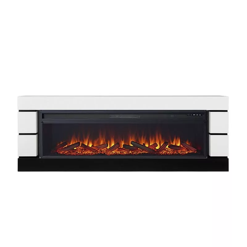 Каминокомплект Royal Flame Modern - Белый с черным с очагом Vision 60 LOG LED