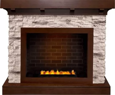 Каминокомплект Dimplex Chalet - Темный дуб/Сланец с очагом Cassette 400 LNH-INT PS (без дров)