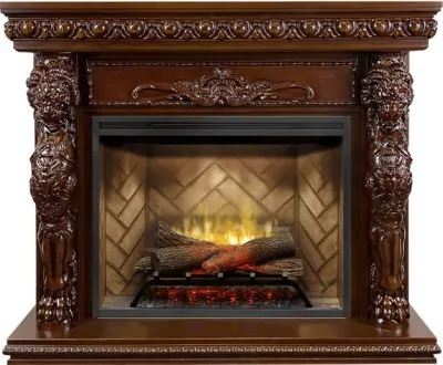 Каминокомплект Royal Flame Windsor - Темный дуб с очагом Revillusion RBF30