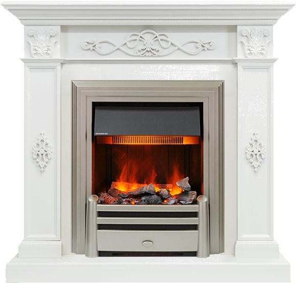 Каминокомплект Dimplex Derby - Белый дуб с очагом Chesford