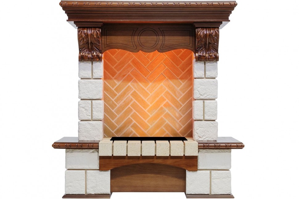 Портал Dimplex Pierre Luxe Cassette 400 шампань/дуб