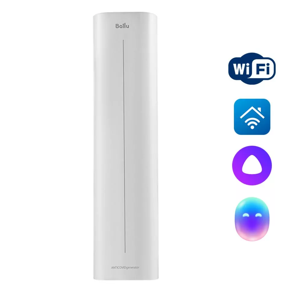 Ballu RDU-30D WiFi ANTICOVIDgenerator white бактерицидный рециркулятор
