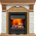 Каминокомплект Dimplex Dublin - Дуб / Сланец белый с очагом Danville Black FB2