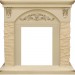 Каминокомплект Royal Flame Bern Сланец крупный бежевый / Алебастр патина очаг Majestic FX M Brass
