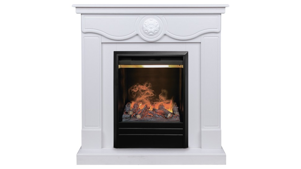 Камин Aurora WT c очагом 3D Olympic