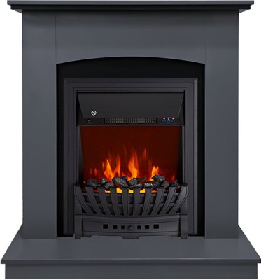 Каминокомплект Royal Flame Barcelona (разборный) - Серый графит с очагом Aspen Black