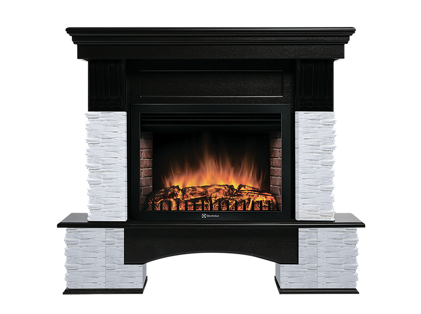 Портал Electrolux Pietra Nuovo 30 сланец белый, шпон темный дуб